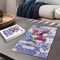 Japanese Kawaii Sushi Puzzle Blue Wagara Palaka This Is How I Roll LT9 - Polynesian Pride
