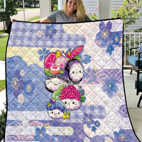 Japanese Kawaii Sushi Quilt Blue Wagara Palaka This Is How I Roll LT9 Blue - Polynesian Pride