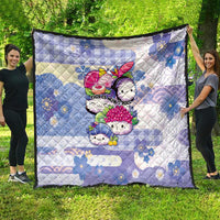 Japanese Kawaii Sushi Quilt Blue Wagara Palaka This Is How I Roll LT9 - Polynesian Pride