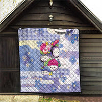 Japanese Kawaii Sushi Quilt Blue Wagara Palaka This Is How I Roll LT9 - Polynesian Pride