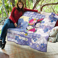 Japanese Kawaii Sushi Quilt Blue Wagara Palaka This Is How I Roll LT9 - Polynesian Pride