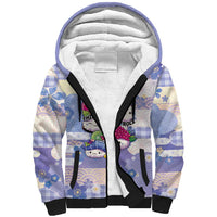 Personalized Japanese Kawaii Sushi Sherpa Hoodie Blue Wagara Palaka This Is How I Roll LT9 Unisex Blue - Polynesian Pride