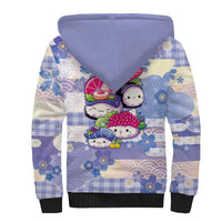 Personalized Japanese Kawaii Sushi Sherpa Hoodie Blue Wagara Palaka This Is How I Roll LT9 - Polynesian Pride