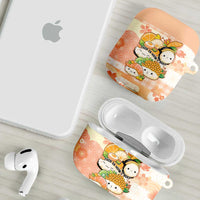 Japanese Kawaii Sushi AirPods Case Peach Wagara Palaka This Is How I Roll LT9 - Polynesian Pride