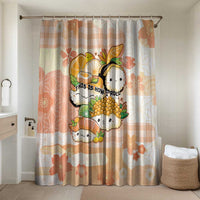 Japanese Kawaii Sushi Bathroom Set Peach Wagara Palaka This Is How I Roll LT9 Shower Curtain Only Peach - Polynesian Pride