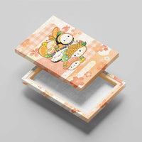 Japanese Kawaii Sushi Canvas Wall Art Peach Wagara Palaka This Is How I Roll LT9 - Polynesian Pride