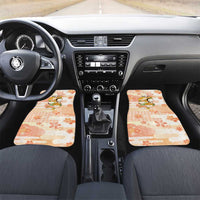 Personalized Japanese Kawaii Sushi Car Mats Peach Wagara Palaka This Is How I Roll LT9 Set 2pcs - Front Peach - Polynesian Pride