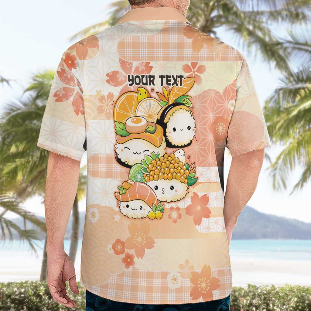 Personalized Japanese Kawaii Sushi Hawaiian Shirt Peach Wagara Palaka This Is How I Roll LT9 - Polynesian Pride