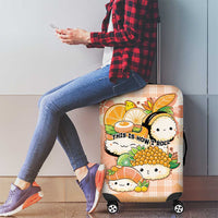 Japanese Kawaii Sushi Luggage Cover Peach Wagara Palaka This Is How I Roll LT9 - Polynesian Pride