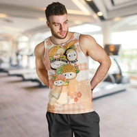 Personalized Japanese Kawaii Sushi Men Tank Top Peach Wagara Palaka This Is How I Roll LT9 Peach - Polynesian Pride