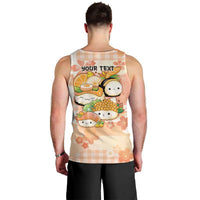 Personalized Japanese Kawaii Sushi Men Tank Top Peach Wagara Palaka This Is How I Roll LT9 - Polynesian Pride