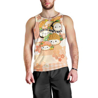 Personalized Japanese Kawaii Sushi Men Tank Top Peach Wagara Palaka This Is How I Roll LT9 - Polynesian Pride