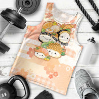 Personalized Japanese Kawaii Sushi Men Tank Top Peach Wagara Palaka This Is How I Roll LT9 - Polynesian Pride