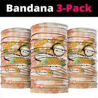 Japanese Kawaii Sushi Neck Gaiter Peach Wagara Palaka This Is How I Roll LT9 package One Size: 25*50cm Peach - Polynesian Pride