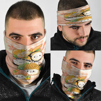 Japanese Kawaii Sushi Neck Gaiter Peach Wagara Palaka This Is How I Roll LT9 - Polynesian Pride