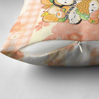 Japanese Kawaii Sushi Pillow Cover Peach Wagara Palaka This Is How I Roll LT9 - Polynesian Pride