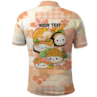 Personalized Japanese Kawaii Sushi Polo Shirt Peach Wagara Palaka This Is How I Roll LT9 - Polynesian Pride
