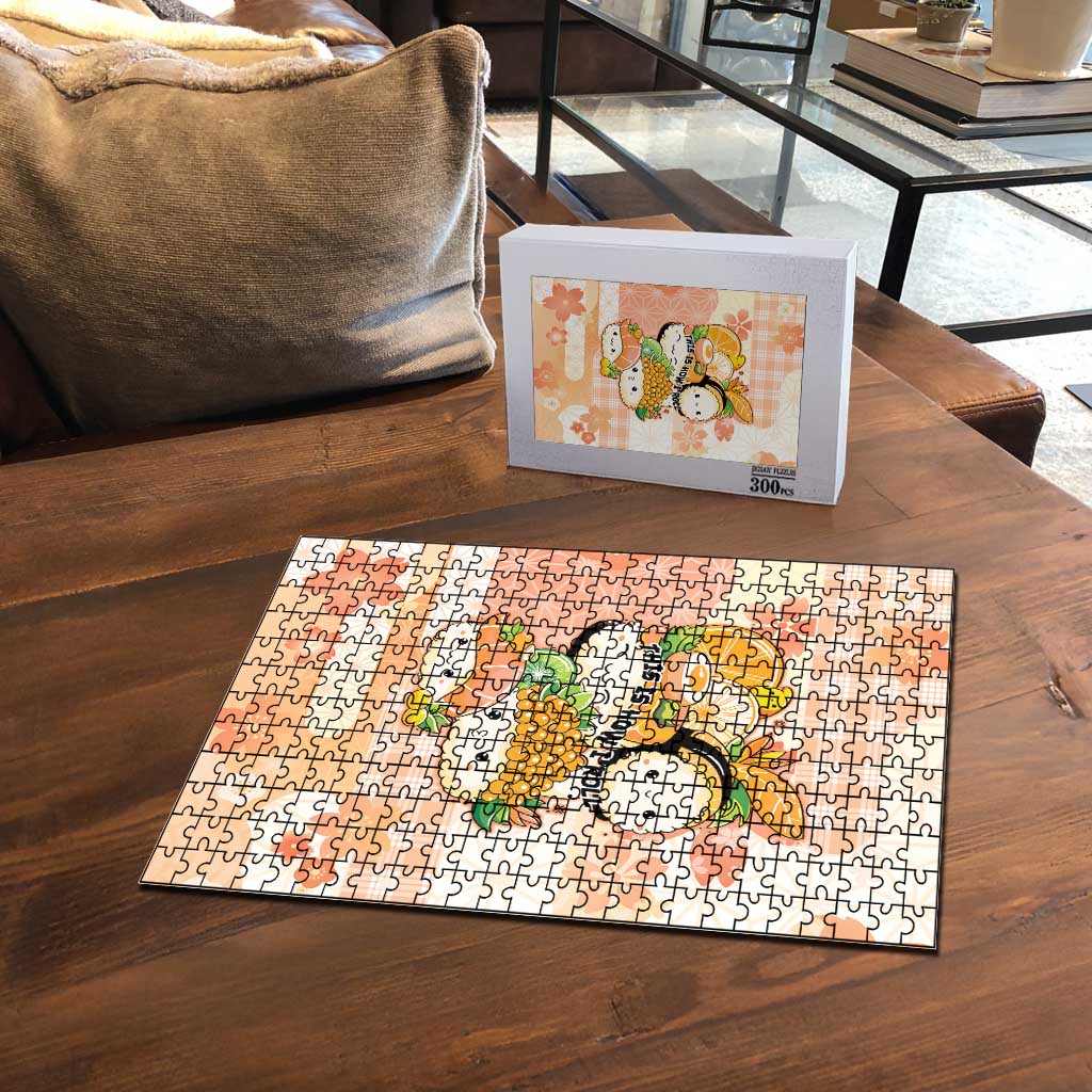 Japanese Kawaii Sushi Puzzle Peach Wagara Palaka This Is How I Roll LT9 - Polynesian Pride