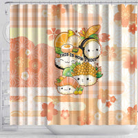 Japanese Kawaii Sushi Shower Curtain Peach Wagara Palaka This Is How I Roll LT9 - Polynesian Pride