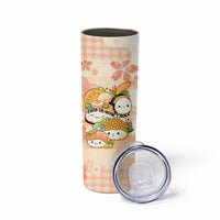 Personalized Japanese Kawaii Sushi Skinny Tumbler Peach Wagara Palaka This Is How I Roll LT9 - Polynesian Pride