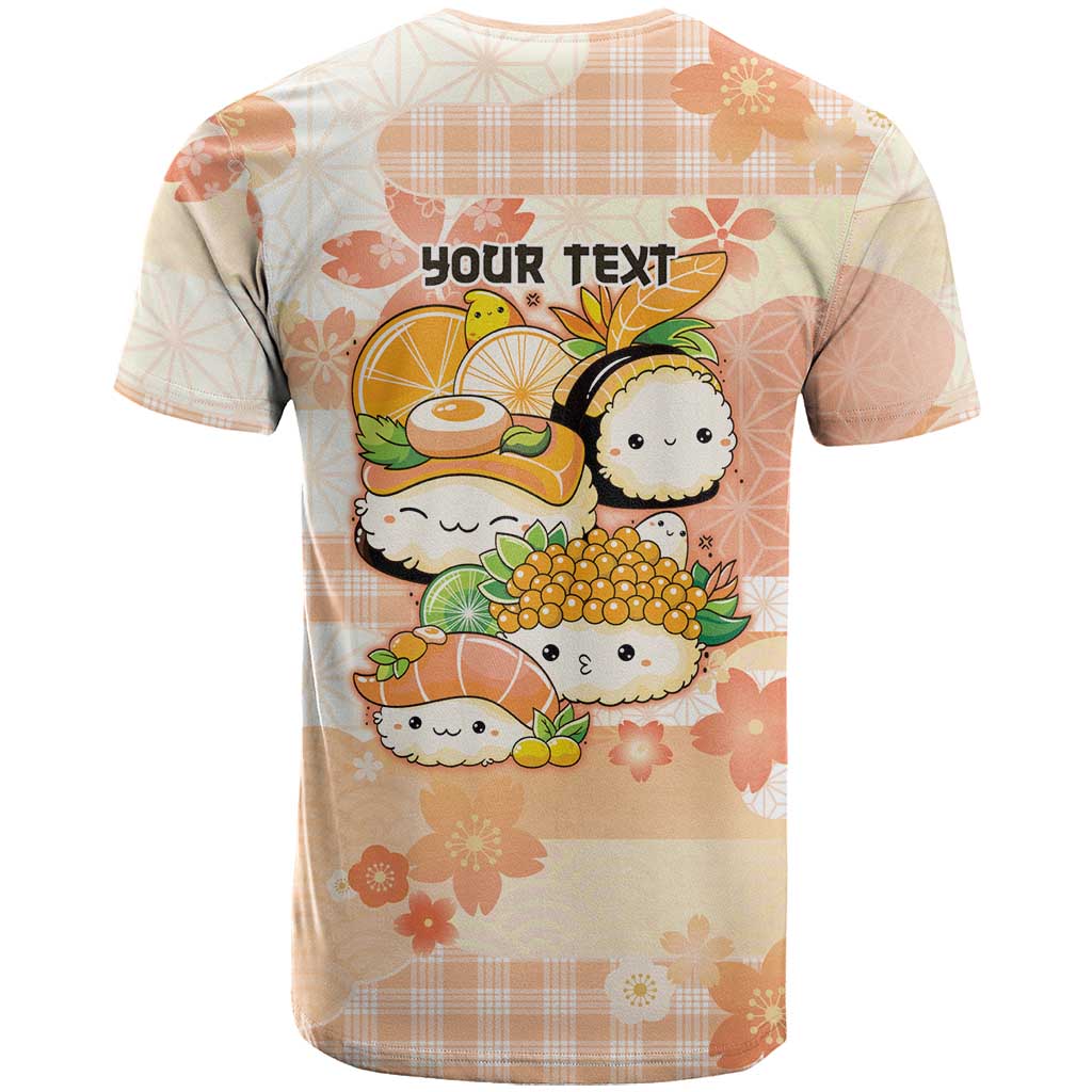 Personalized Japanese Kawaii Sushi T Shirt Peach Wagara Palaka This Is How I Roll LT9 - Polynesian Pride