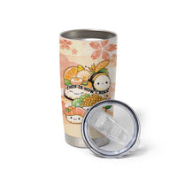 Personalized Japanese Kawaii Sushi Tumbler Cup Peach Wagara Palaka This Is How I Roll LT9 - Polynesian Pride