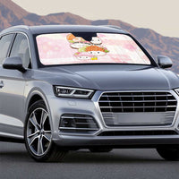 Japanese Kawaii Sushi Auto Sun Shade Pink Wagara Palaka This Is How I Roll LT9 - Polynesian Pride