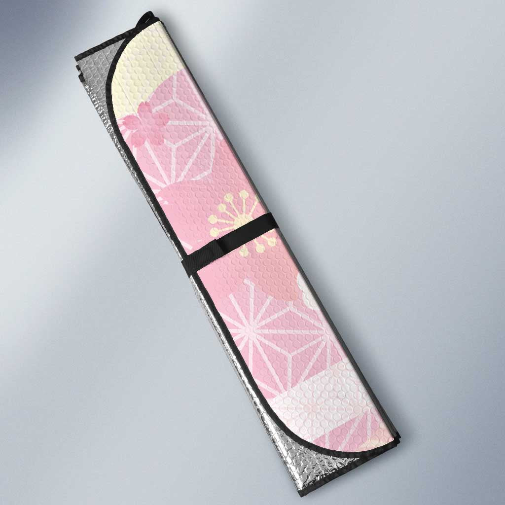 Japanese Kawaii Sushi Auto Sun Shade Pink Wagara Palaka This Is How I Roll LT9 - Polynesian Pride