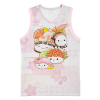 Personalized Japanese Kawaii Sushi Basketball Jersey Pink Wagara Palaka This Is How I Roll