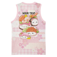 Personalized Japanese Kawaii Sushi Basketball Jersey Pink Wagara Palaka This Is How I Roll