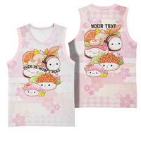 Personalized Japanese Kawaii Sushi Basketball Jersey Pink Wagara Palaka This Is How I Roll