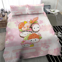 Japanese Kawaii Sushi Bedding Set Pink Wagara Palaka This Is How I Roll LT9 - Polynesian Pride