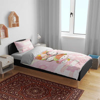 Japanese Kawaii Sushi Bedding Set Pink Wagara Palaka This Is How I Roll LT9 - Polynesian Pride