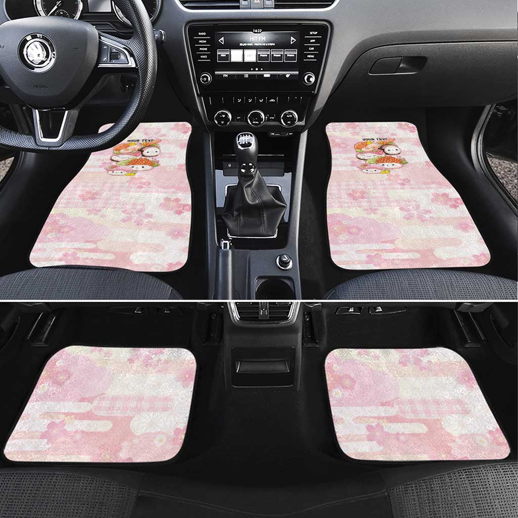 Personalized Japanese Kawaii Sushi Car Mats Pink Wagara Palaka This Is How I Roll LT9 Set 4pcs Pink - Polynesian Pride