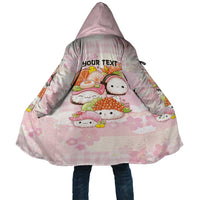 Personalized Japanese Kawaii Sushi Cloak Pink Wagara Palaka This Is How I Roll LT9 Unisex Pink - Polynesian Pride