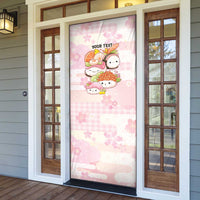 Personalized Japanese Kawaii Sushi Door Cover Pink Wagara Palaka This Is How I Roll