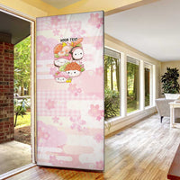 Personalized Japanese Kawaii Sushi Door Cover Pink Wagara Palaka This Is How I Roll