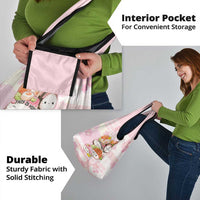 Japanese Kawaii Sushi Grocery Bag Pink Wagara Palaka This Is How I Roll LT9 - Polynesian Pride