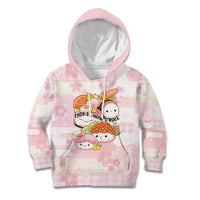 Personalized Japanese Kawaii Sushi Kid Hoodie Pink Wagara Palaka This Is How I Roll LT9 Hoodie Pink - Polynesian Pride