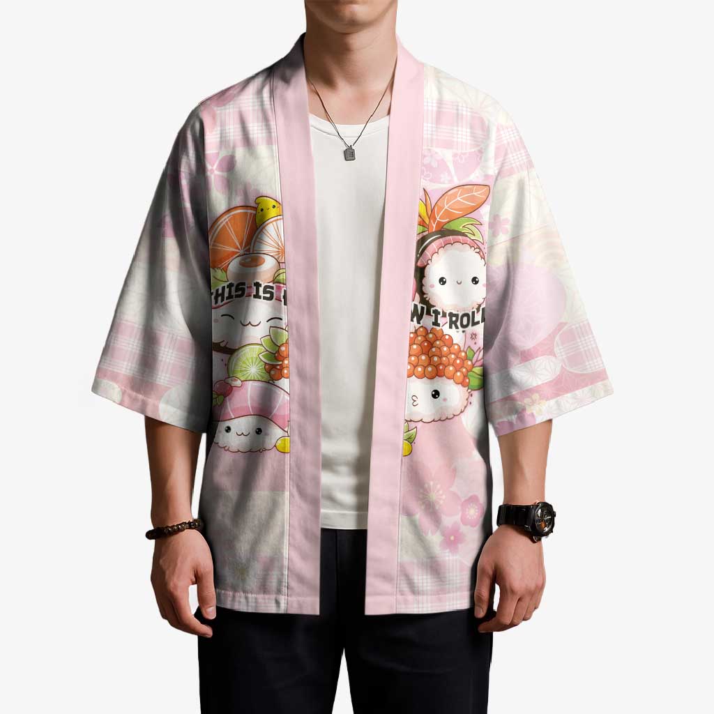 Personalized Japanese Kawaii Sushi Kimono Pink Wagara Palaka This Is How I Roll LT9 - Polynesian Pride