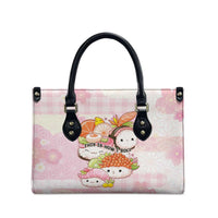 Japanese Kawaii Sushi Leather Bag Pink Wagara Palaka This Is How I Roll LT9 - Polynesian Pride