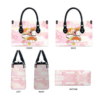 Japanese Kawaii Sushi Leather Bag Pink Wagara Palaka This Is How I Roll LT9 - Polynesian Pride