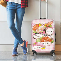 Japanese Kawaii Sushi Luggage Cover Pink Wagara Palaka This Is How I Roll