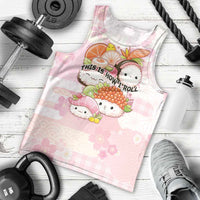Personalized Japanese Kawaii Sushi Men Tank Top Pink Wagara Palaka This Is How I Roll LT9 - Polynesian Pride