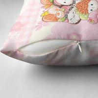 Japanese Kawaii Sushi Pillow Cover Pink Wagara Palaka This Is How I Roll LT9 - Polynesian Pride