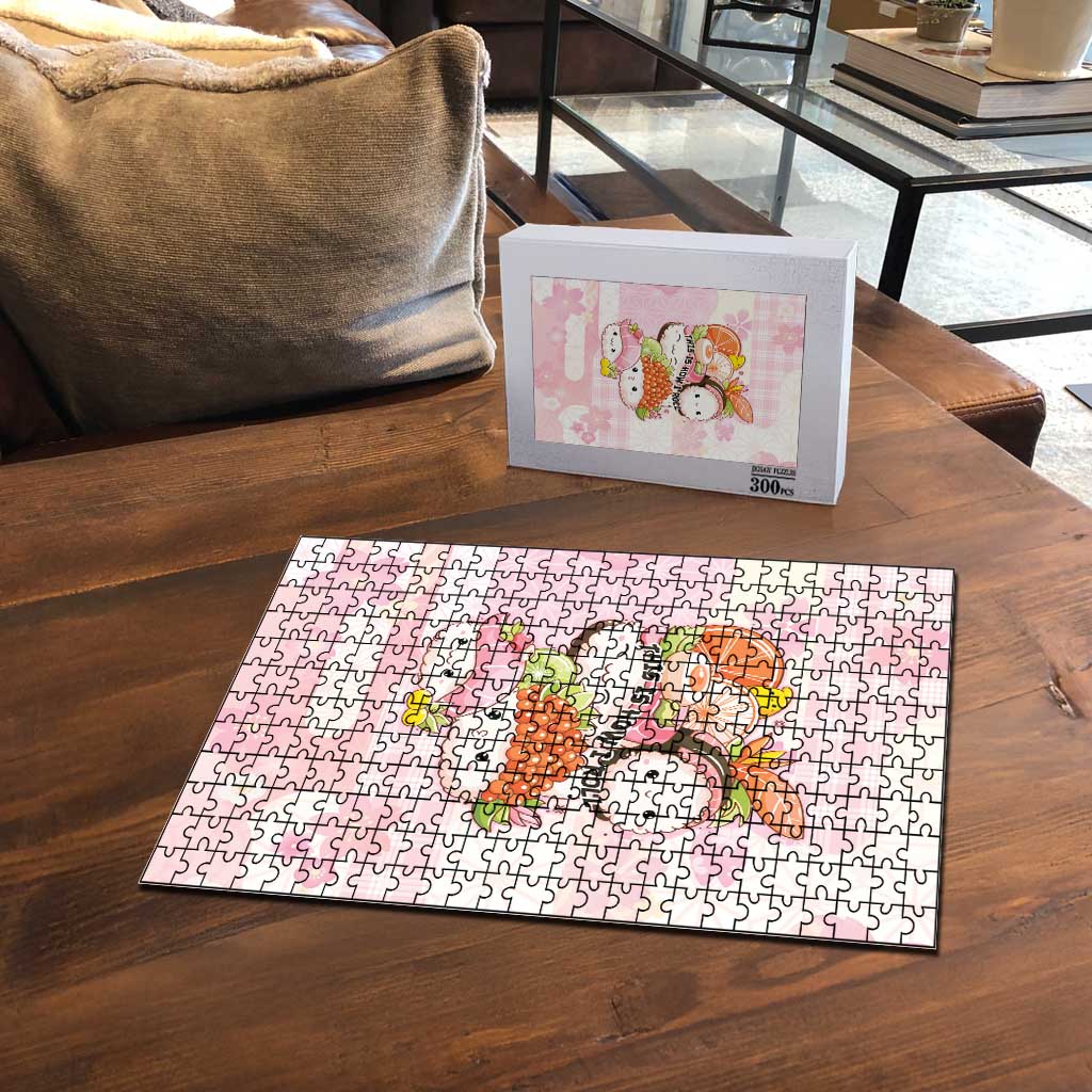 Japanese Kawaii Sushi Puzzle Pink Wagara Palaka This Is How I Roll LT9 - Polynesian Pride