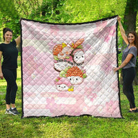Japanese Kawaii Sushi Quilt Pink Wagara Palaka This Is How I Roll LT9 - Polynesian Pride