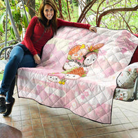 Japanese Kawaii Sushi Quilt Pink Wagara Palaka This Is How I Roll LT9 - Polynesian Pride