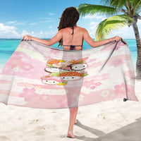 Japanese Kawaii Sushi Sarong Pink Wagara Palaka This Is How I Roll LT9 - Polynesian Pride