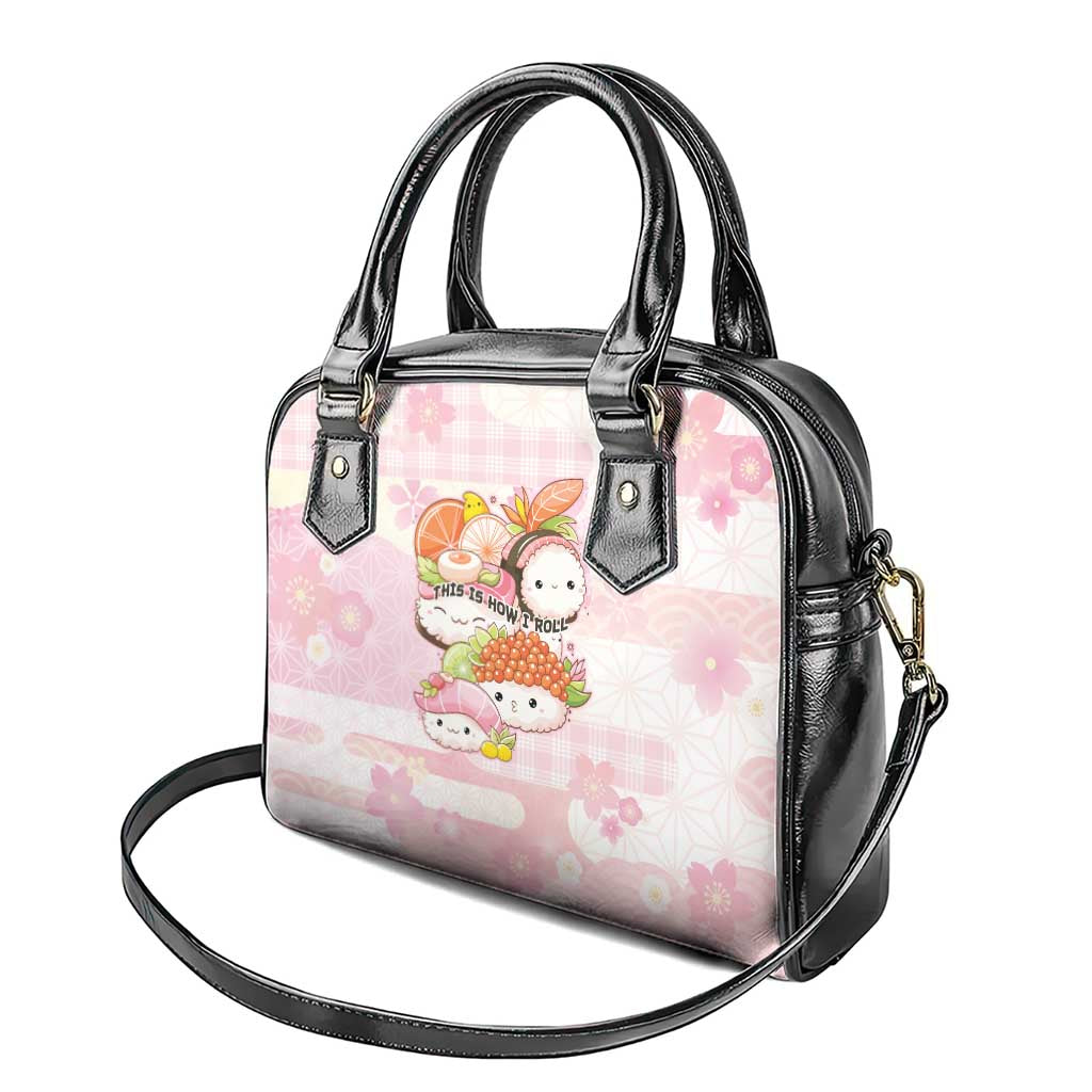 Japanese Kawaii Sushi Shoulder Handbag Pink Wagara Palaka This Is How I Roll LT9 - Polynesian Pride